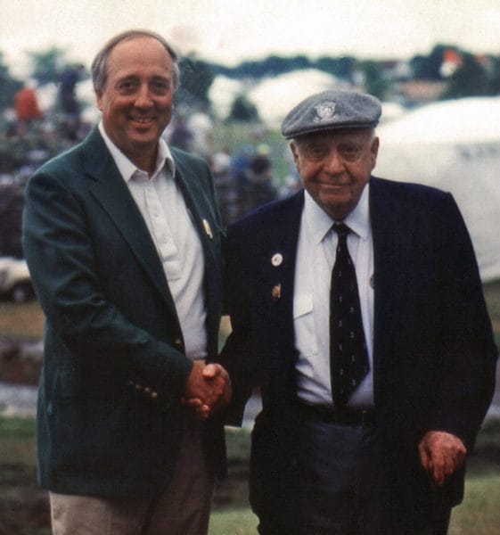 Rees Jones with his father, Robert Trent Jones, Sr.